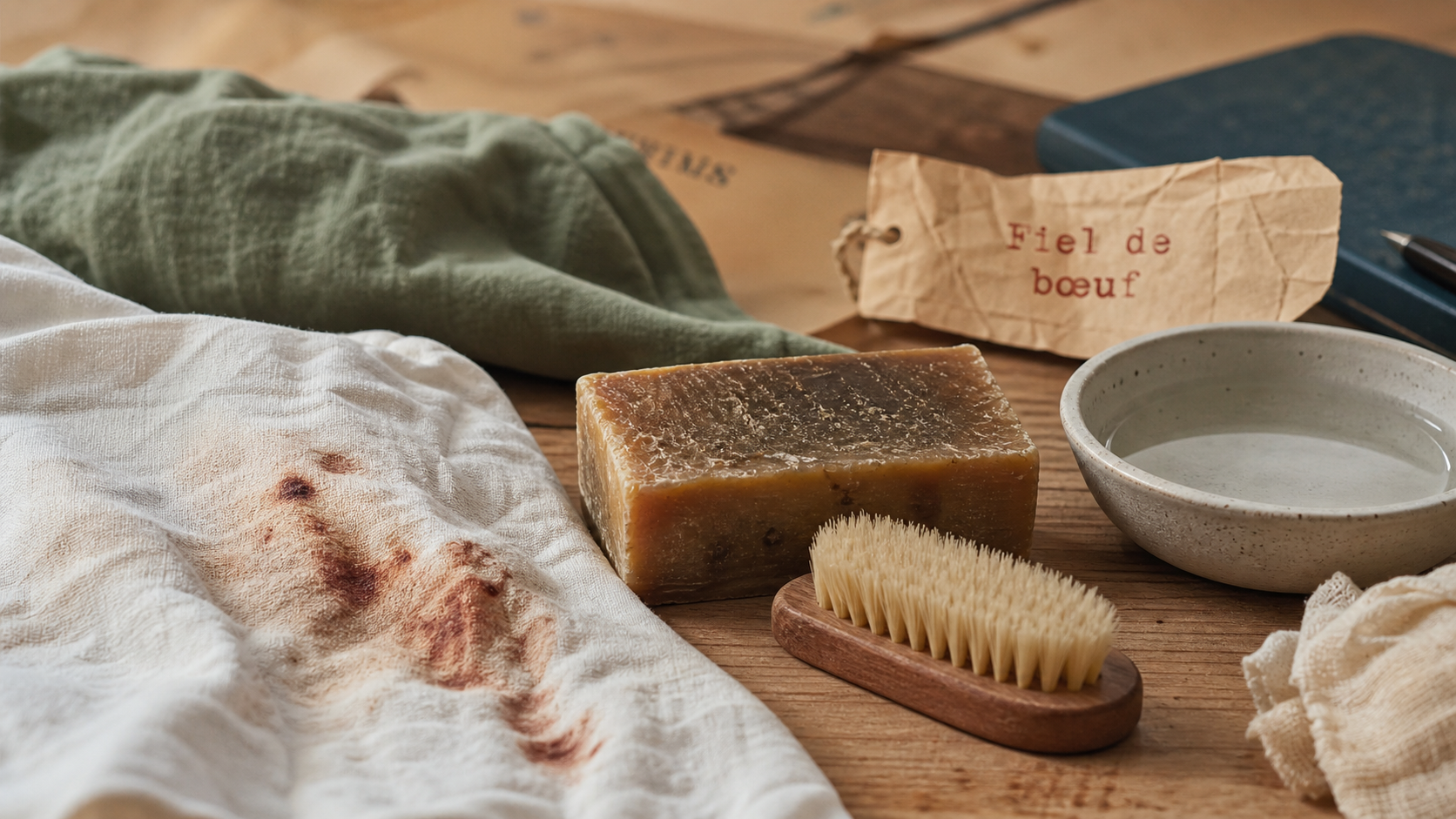 Savon fiel de boeuf utilisation pour taches tenaces