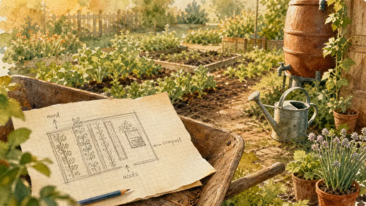 Comment organiser son potager : 6 heures de soleil, rotations et plans adaptés