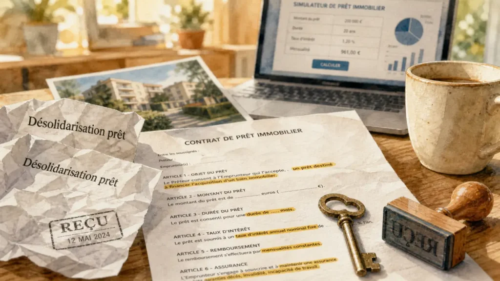 Divorce et crédit immobilier en cours : désolidarisation prêt, protection patrimoine
