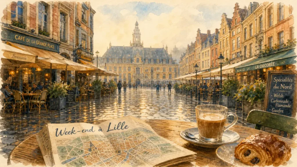 Que faire à Lille le week-end : Grand’Place et Vieille Bourse