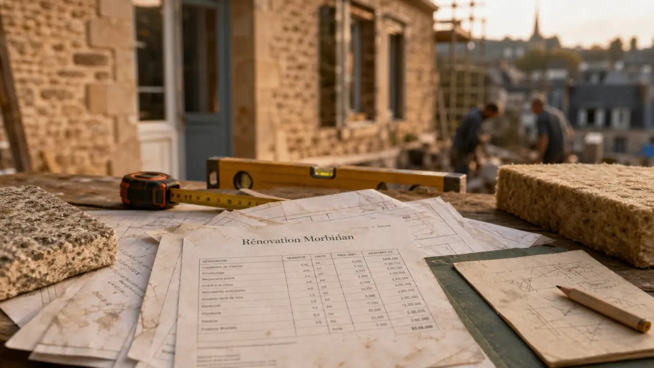 Rénovation maison Morbihan : devis de travaux et plans