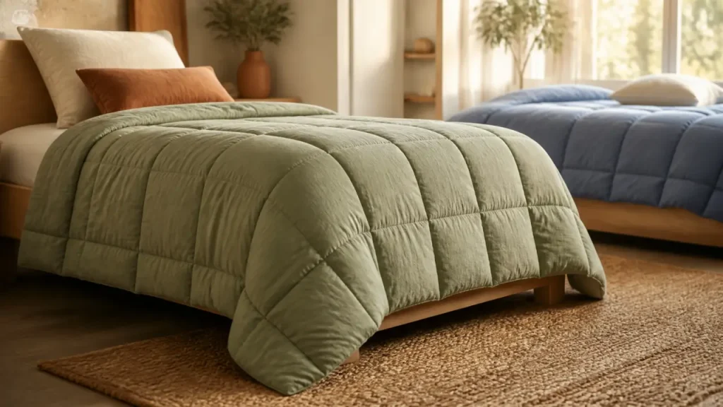Lit 90×190 : la couette 140×200 suffit, sauf pour les lits hauts, les grands gabarits et le sommeil agité