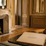 Acheter appartement haussmannien Paris : salon haussmannien, moulures et cheminée