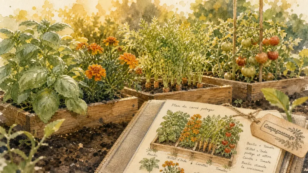 Association de plantes au potager : les associations fiables, les pièges à éviter et les bons réflexes
