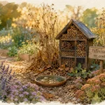 Attirer les pollinisateurs au jardin : hôtel à insectes, lavande et eau pour pollinisateurs