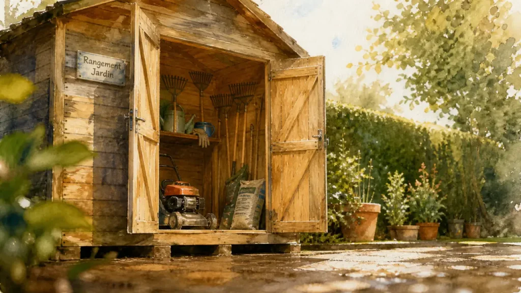 Bois, métal ou résine : quelle cabane à outils de jardin choisir selon votre espace ?