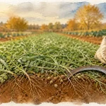 Engrais vert hiver : seigle et vesce dans le potager