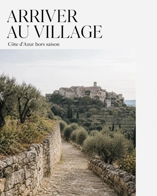 Randonnée insolite côte d azur vers un village perché par un ancien chemin
