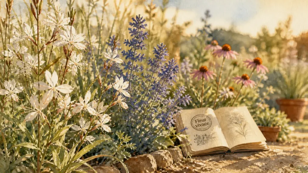 4 mois de couleurs sans replanter : choisir une fleur vivace longue floraison selon l’exposition, le sol et l’usage