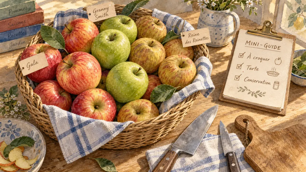 Toute les variétés de pommes : usages, saison, conservation