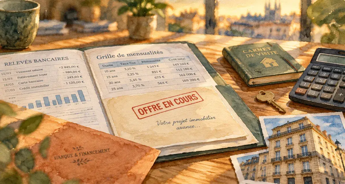 Acheter à Bordeaux appartement : dossier de prêt immobilier et clé