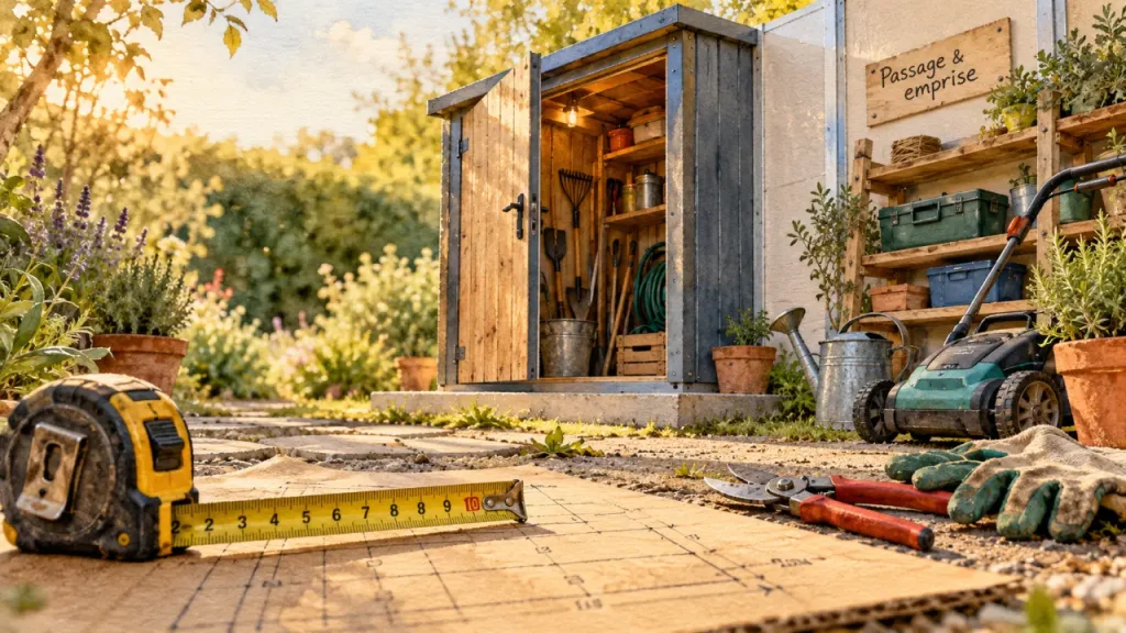 Cabane à outils de jardin : plus grande ne veut pas toujours dire plus pratique