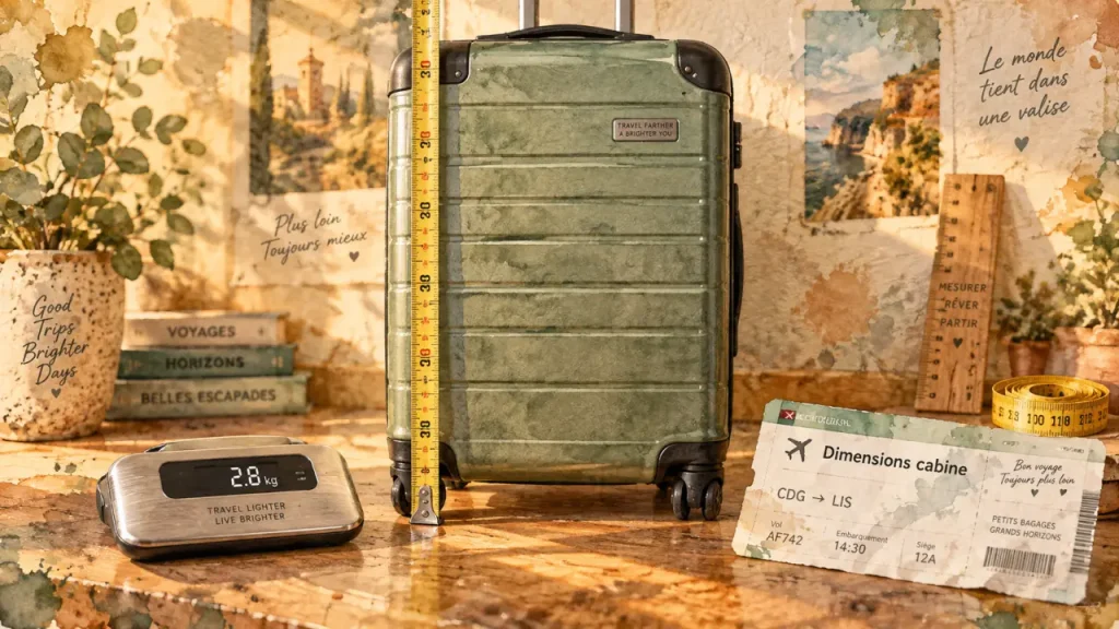 Dimensions des valises : une valise cabine n’a pas la même taille selon la compagnie