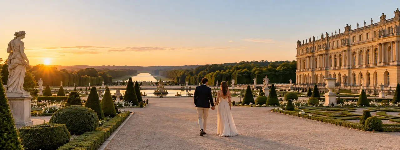 Organiser un week-end détente en amoureux dans les Yvelines dans les jardins de Versailles