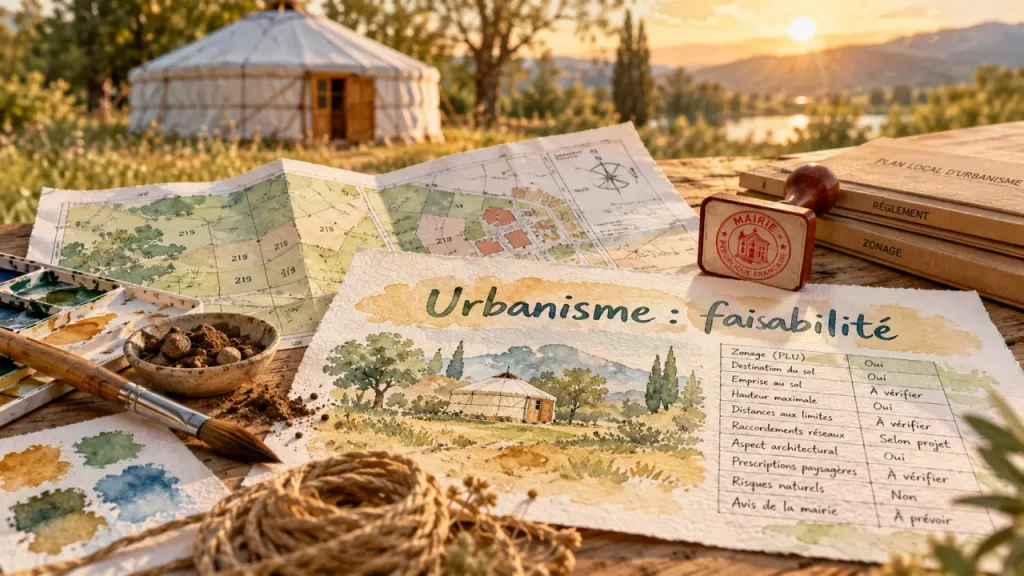 Hébergement insolite sur terrain non constructible : les limites du « sans permis »