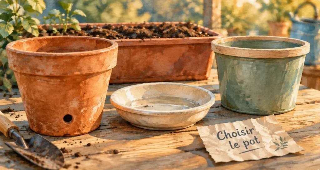 Le bon pot de fleurs protège les racines et structure votre décoration